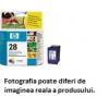 Cartus color original pentru imprimante inkjet HP 28