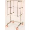 Carucior inox pentru salamuri 500 x 800 x 1000 mm - Carucioa