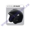 Casca Moto Motowell Street Open-Face Of4 Flat Black - Echipa