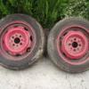 Cauciucuri cu jante 135 80 13 second hand doua bucati