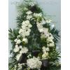 Coroana pentru funerare cu flori albe - Funerare
