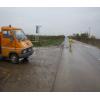 Curatare carosabil dupa accidente