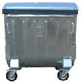 1.1 cubic steel galvanized container