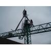 Demontaj macara turn transport macara turn la noua locatie -