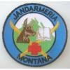 Emblema brodata pentru Jandarmeria Montana  - Broderie