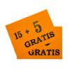 Eticheta autocolant 15-plus-5-gratis