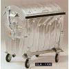 Eurocontainer 1100 l metalic cu capac semirotund - Container