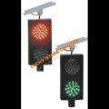 Solar double tubes traffic light
