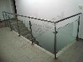 Balustrada modulara din inox cu sticla