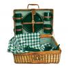 Geanta picnic din rattan cu accesorii promotionale