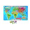 Harta magnetica a lumii Limba franceza  - Puzzle