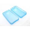 Husa silicon iPhone 4 turcoaz