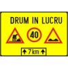 Indicatoare rutiere lucrari  - Indicatoare rutiere