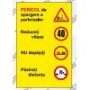 Indicator rutier de avertizare - Limitator De Viteza