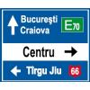 Indicator rutier - Presemnalizarea directiilor indicate - In
