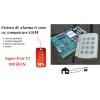 Kit sistem alarma cu comunicare GSM 6 zone