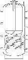 REZERVOR DE ACUMULARE TIP TANK IN TANK 300/80 CU 1 SERPENTIN