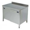 Masa de lucru inox cu usi glisante 1600x600x850mm 250429