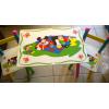 Masuta cu scaune de copii Mickey Disney pictata alba  - Sca