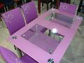 Dining set violet B01-63