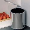 Cos de gunoi, rotund, din inox