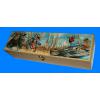 Painted wooden box Cutie pictata de lemn