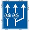 Panou rutier Viteza minima obligatorie