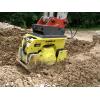 Placa compactoare atasabila la buldoexcavator - Excavatoare
