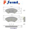 Placute frana fata Ford Kia - WVA 20753