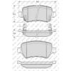 Placute frana Opel Astra G limuzina F69 2 0 DTI 16V - Placut