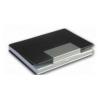 Port Card din piele neagra si accesorii metalice - Promotion