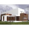 Proiect casa cu acoperis terasa 245 mp - Proiecte Case Mici