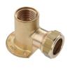 Racord Cot cu placa de fixare pe perete 1 2 inch x 15 mm