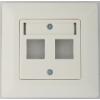 Rama priza Face Plate Shielded 80x80mm - 50x50 mm bezel