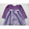 Rochie catifea-tafta Anca mov