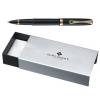 Roller Diplomat-Excellence negru acc placate cu aur