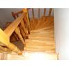 Scara din lemn de fag aburit cu intoarcere la 90 grd