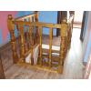 Scara economica din brad - Balustrade Lemn