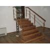 Scari pe structuri metalice - Balustrade Lemn