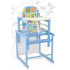 Scaun de masa din lemn Bertoni Baron Blue ER504