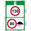 Semn de circulatie pe autostrazi - Limitator De Viteza