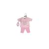 Set bluzita pantaloni de vara 3 piese Cutey Couture - roz d