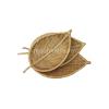 Set cosuri forma frunza Rattan 3 bucati - Cuiere