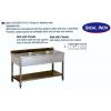 Spalator inox cu doua cuve si picurator