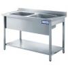 Spalator inox cu doua cuve 1200x700x850mm 250500 - Spalator