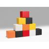 Taburet Cub living material textil sau piele