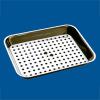 Tavi inox pentru prezentarea carnii in vitrine frig