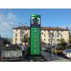 Totem cu ceas si text curgator