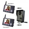 Video interfon color fara fir cu doua posturi interioare - V