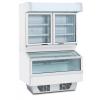Vitrina verticala de perete cu temperaturi combinate